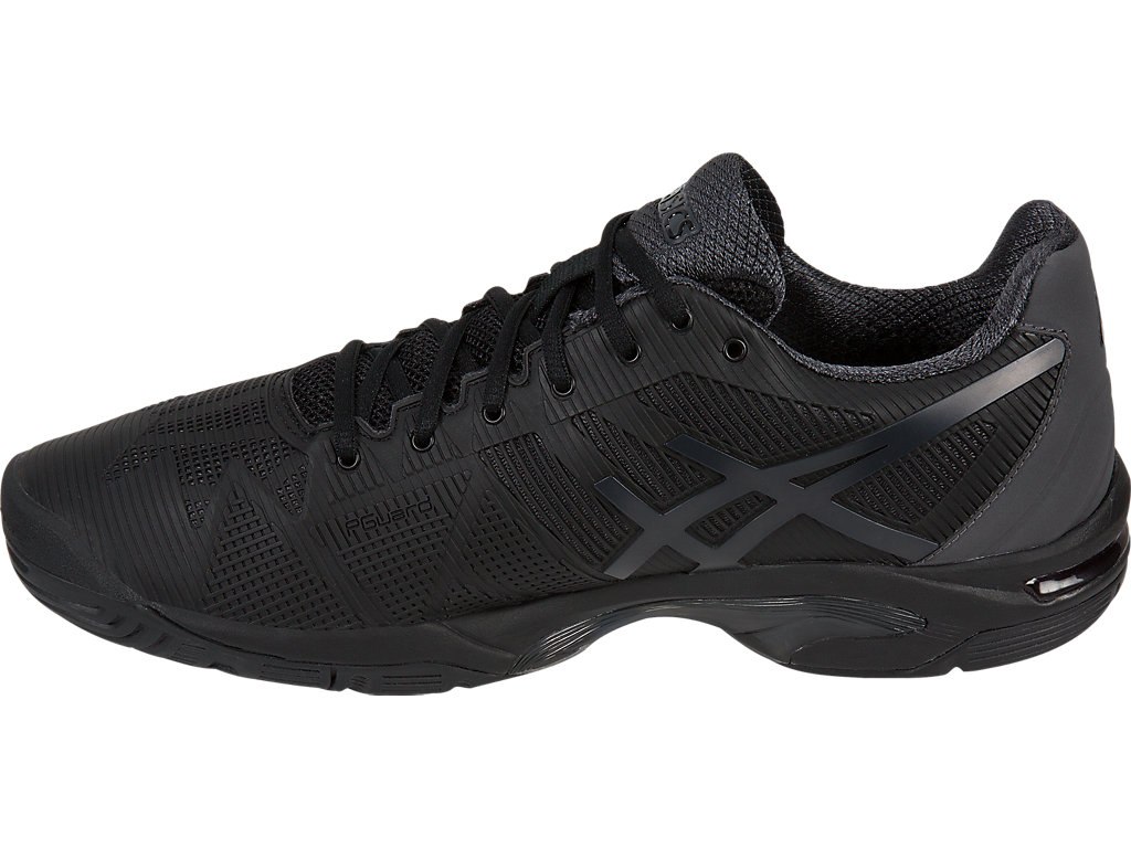 Asics Gel-Solution Speed 3 Tennis Shoes For Men Black/Grey 149IEKVL