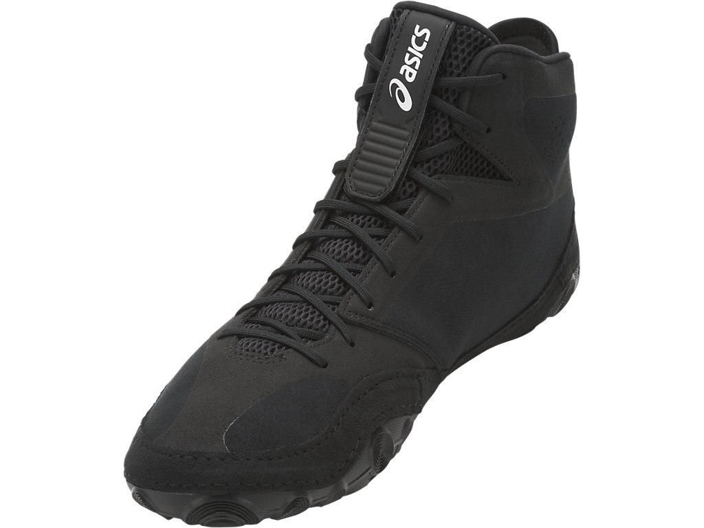 Asics Dan Gable Shoes For Men Black/White/Dark Grey 151VTFTK
