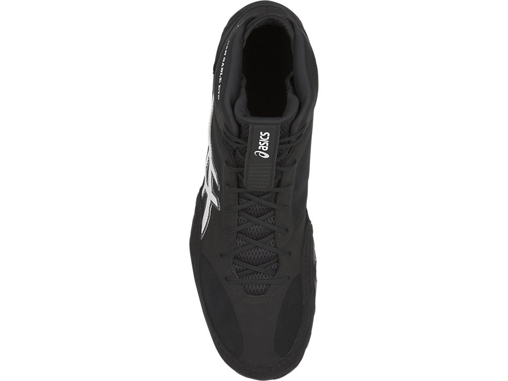 Asics Dan Gable Shoes For Men Black/White/Dark Grey 151VTFTK