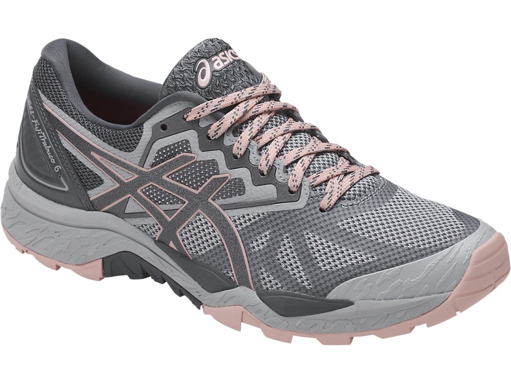 Asics Gel-Fujitrabuco 6 Running Shoes For Women Grey/Dark Grey 153QPTQO