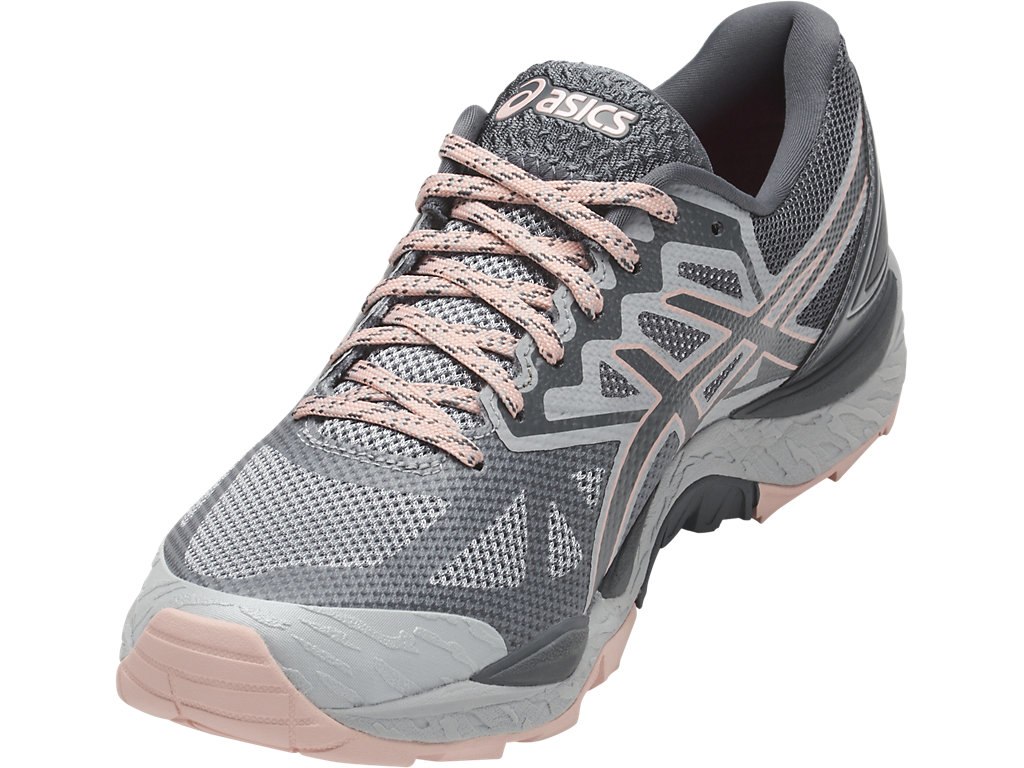Asics Gel-Fujitrabuco 6 Running Shoes For Women Grey/Dark Grey 153QPTQO