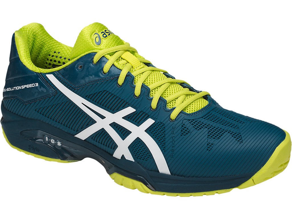 Asics Gel-Solution Speed 3 Tennis Shoes For Men Blue/White 160AROTY