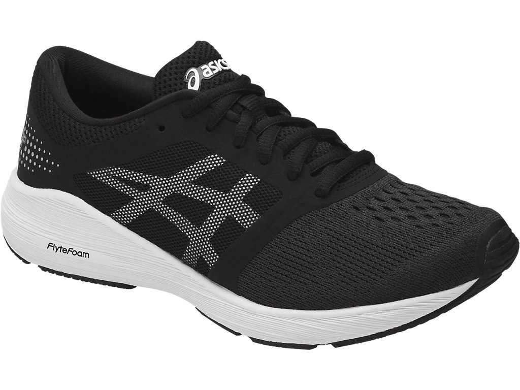 Asics Roadhawk Ff Running Shoes For Women Black/Silver/White 168GIKGZ