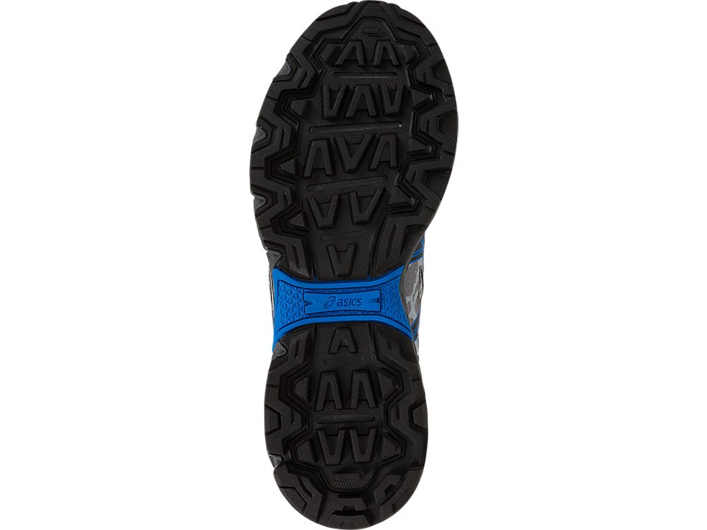 Asics Gel-Venture 6 Running Shoes For Men Grey/Black/Blue 169KHKDB