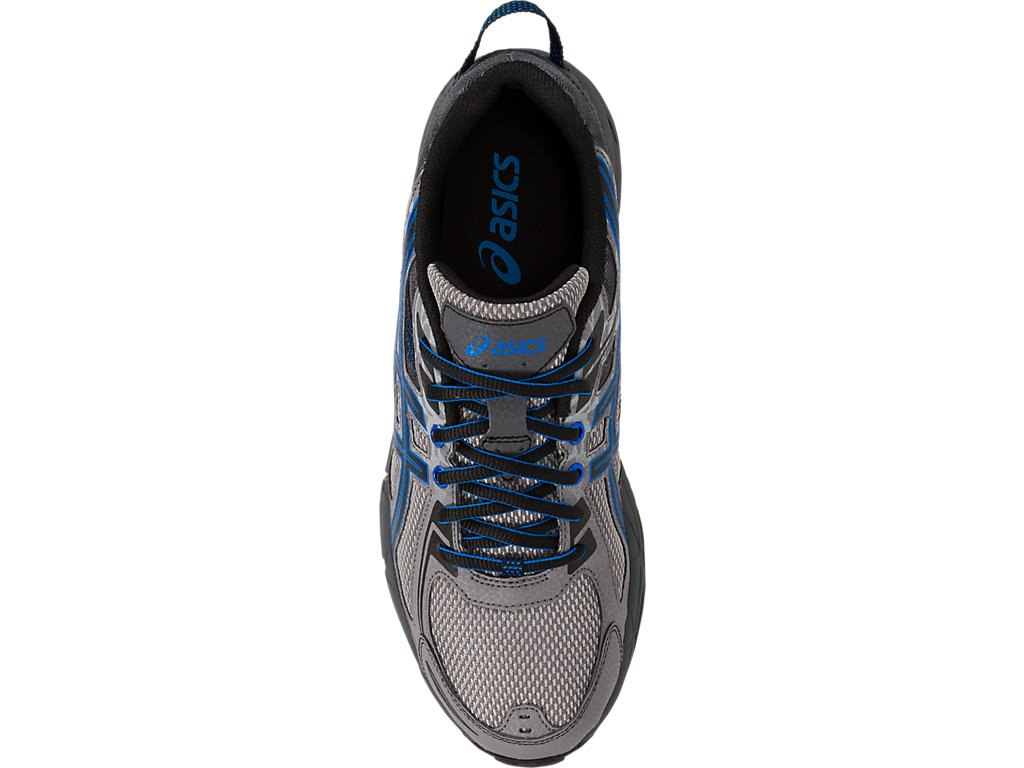 Asics Gel-Venture 6 Running Shoes For Men Grey/Black/Blue 169KHKDB