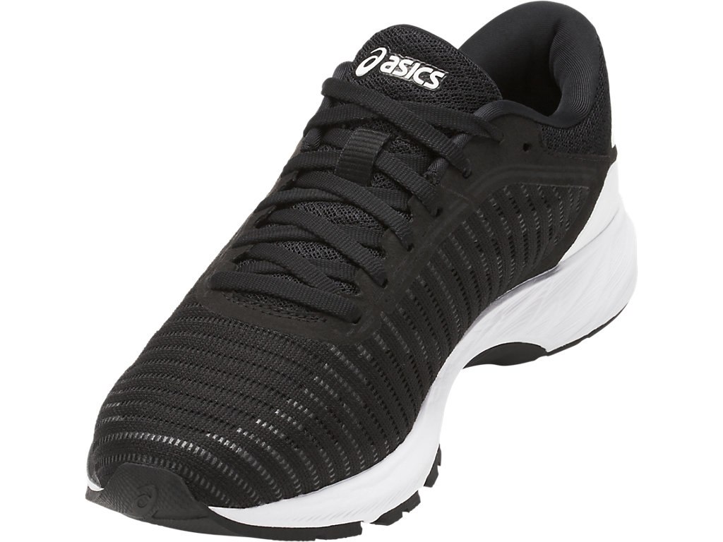 Asics Dynaflyte Running Shoes For Women Black/White/Dark Grey 171TTMLB
