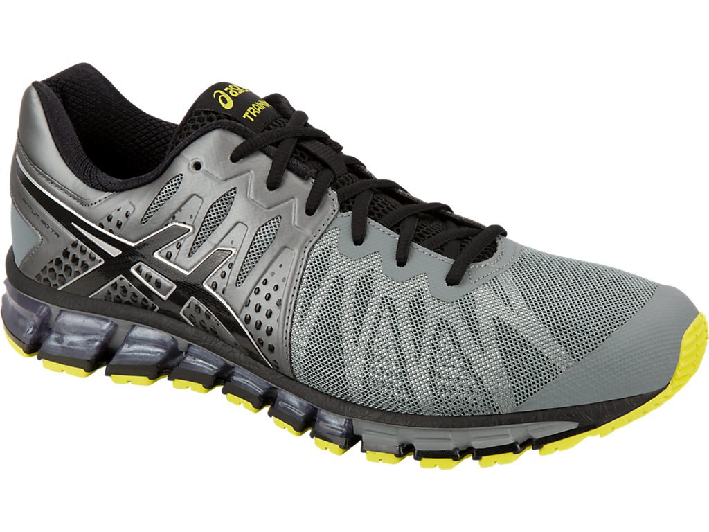Asics Gel-Quantum 180 Training Shoes For Men Grey/Black 173XLUWP