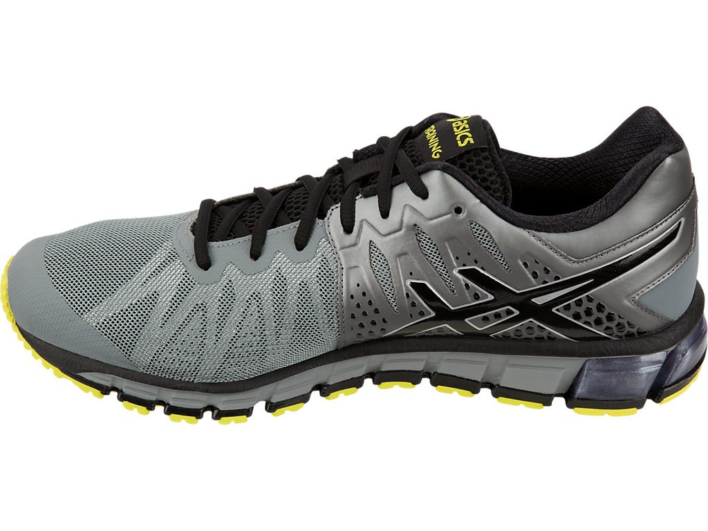 Asics Gel-Quantum 180 Training Shoes For Men Grey/Black 173XLUWP