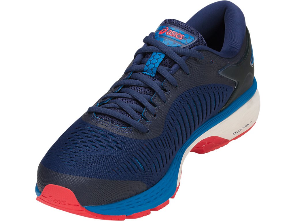 Asics Gel-Kayano 25 Running Shoes For Men Indigo Blue/White 176JYYPS