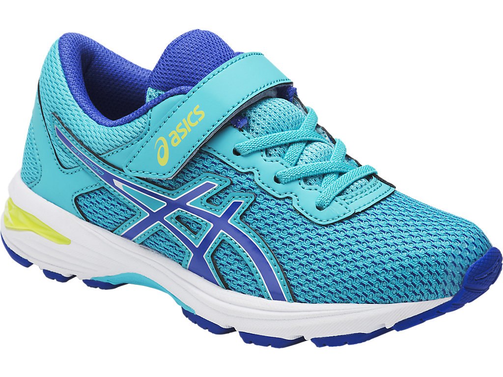 Asics Gt-1000 6 Running Shoes For Kids Light Turquoise/Blue Purple/Light Green 177ETGFP