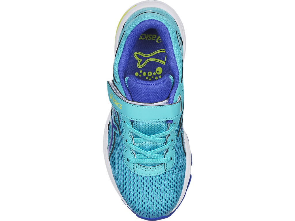 Asics Gt-1000 6 Running Shoes For Kids Light Turquoise/Blue Purple/Light Green 177ETGFP