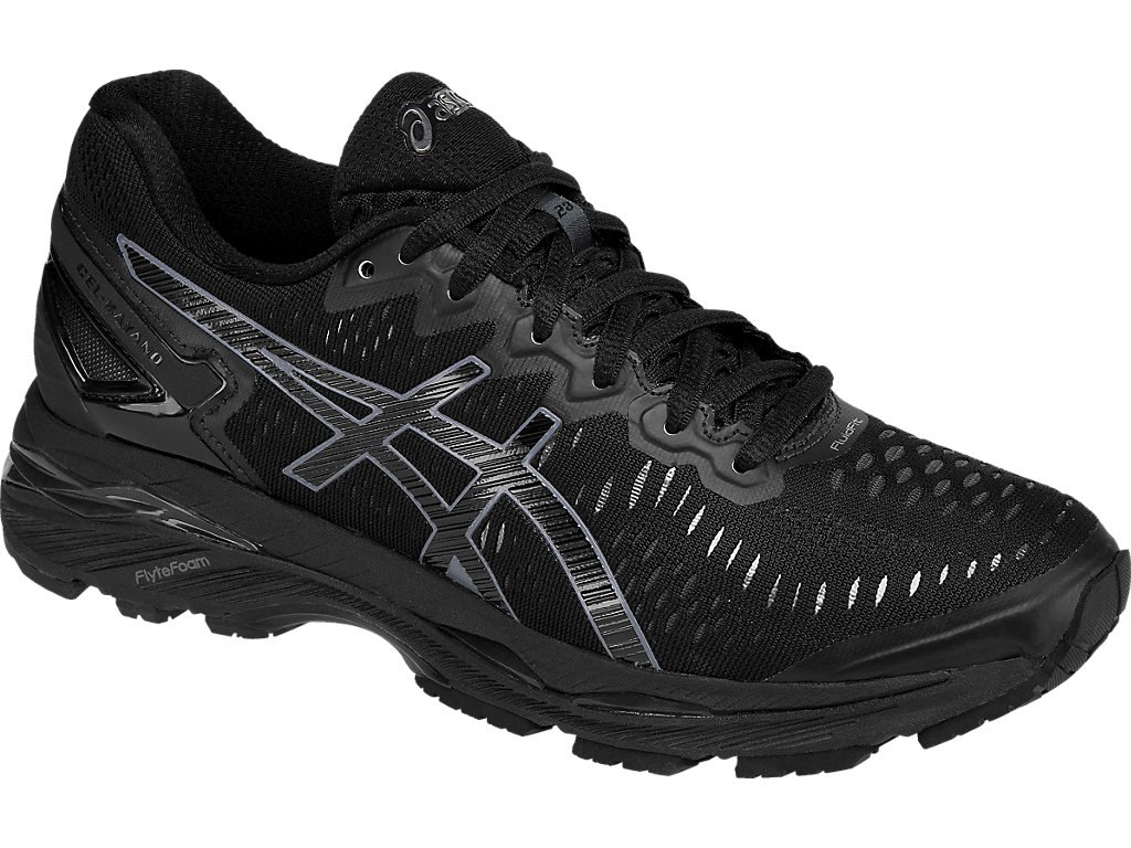 Asics Gel-Kayano 23 Running Shoes For Women Black/Dark Grey 177HDHXB