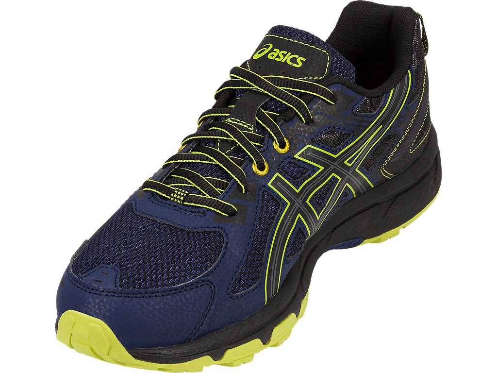 Asics Gel-Venture 6 Running Shoes For Men Indigo Blue/Black/Green 180RTXPI