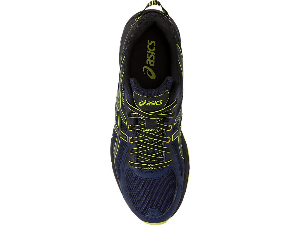 Asics Gel-Venture 6 Running Shoes For Men Indigo Blue/Black/Green 180RTXPI