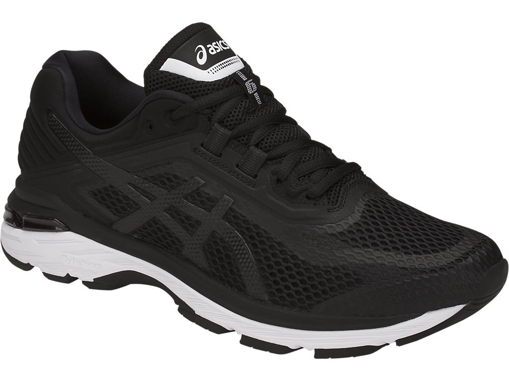 Asics Gt-2000 6 Running Shoes For Men Black/White/Dark Grey 183XNZUM