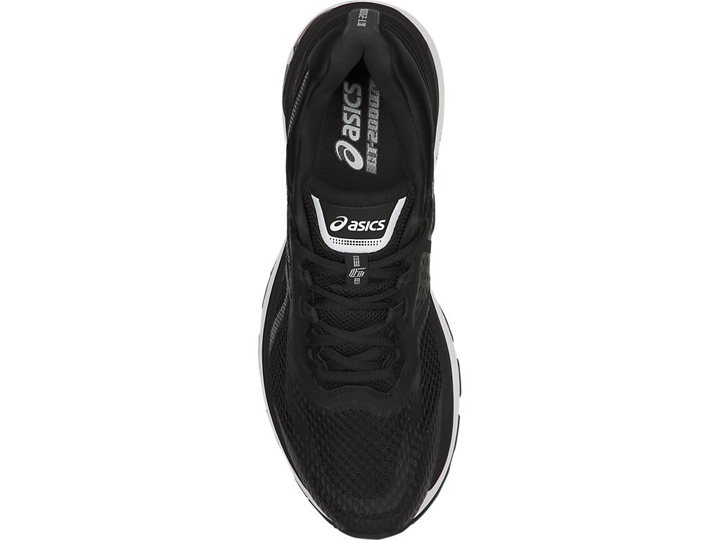 Asics Gt-2000 6 Running Shoes For Men Black/White/Dark Grey 183XNZUM