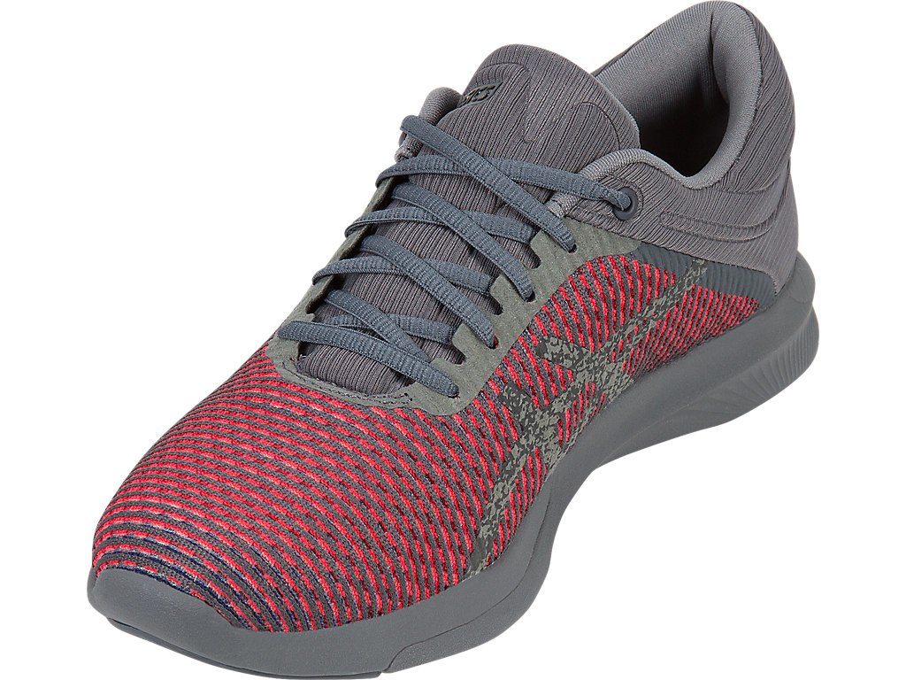 Asics Fuzex Rush Running Shoes For Women Dark Grey/Dark Grey/Coral 192SOOQC