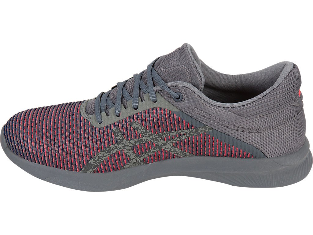 Asics Fuzex Rush Running Shoes For Women Dark Grey/Dark Grey/Coral 192SOOQC