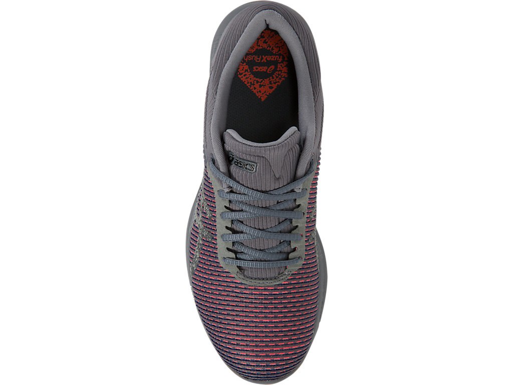 Asics Fuzex Rush Running Shoes For Women Dark Grey/Dark Grey/Coral 192SOOQC
