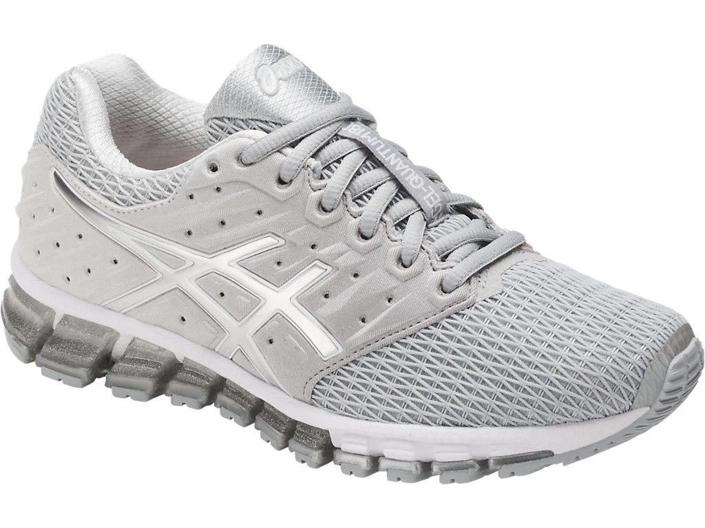 Asics Gel-Quantum 180 Running Shoes For Women Grey/White/Silver 199MAUAI
