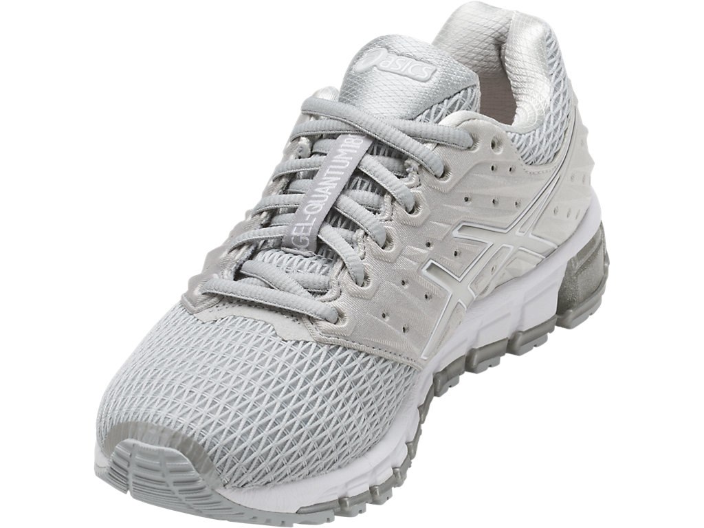 Asics Gel-Quantum 180 Running Shoes For Women Grey/White/Silver 199MAUAI