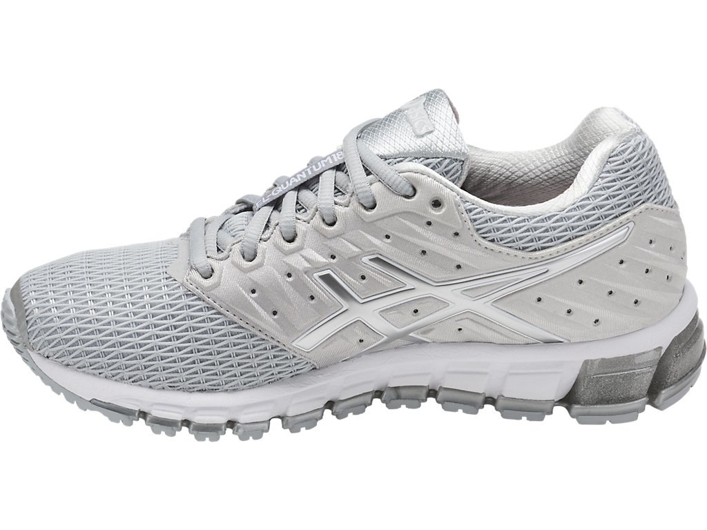 Asics Gel-Quantum 180 Running Shoes For Women Grey/White/Silver 199MAUAI