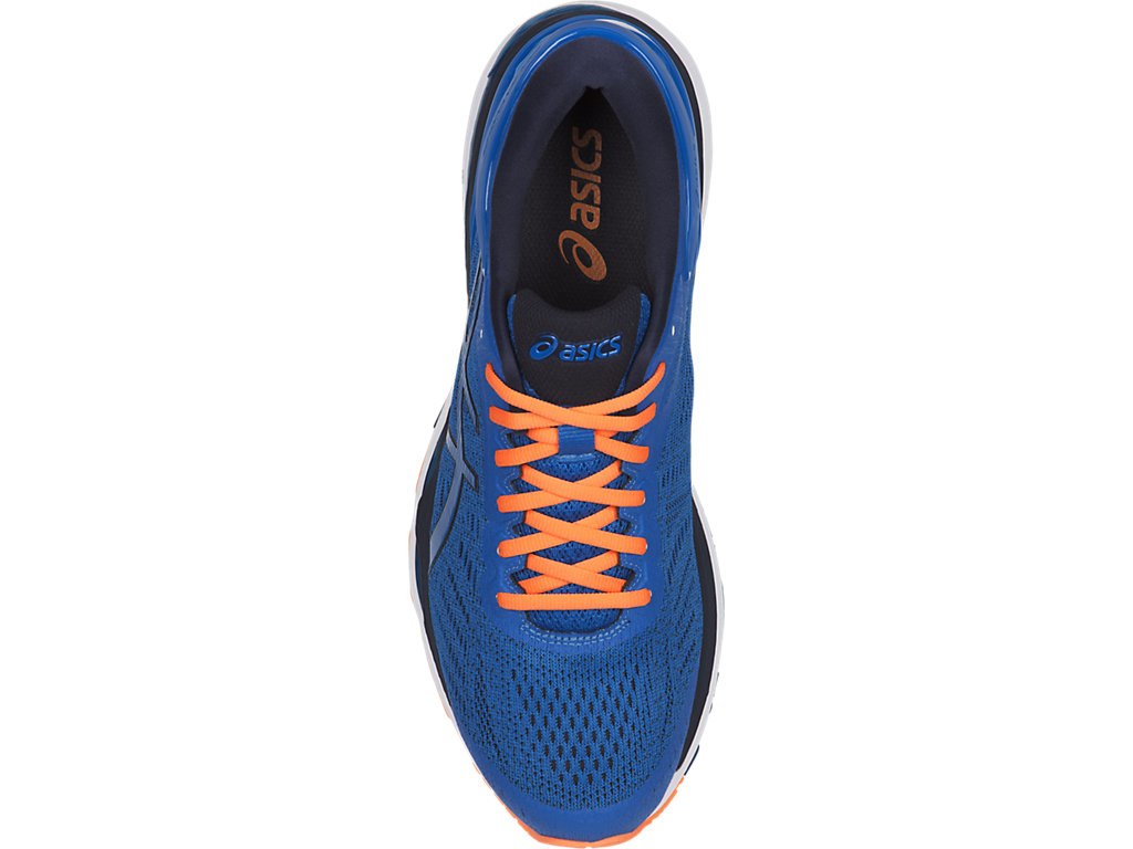 Asics Gel-Kayano 24 Running Shoes For Men Blue/Navy/Orange 200EZQQM