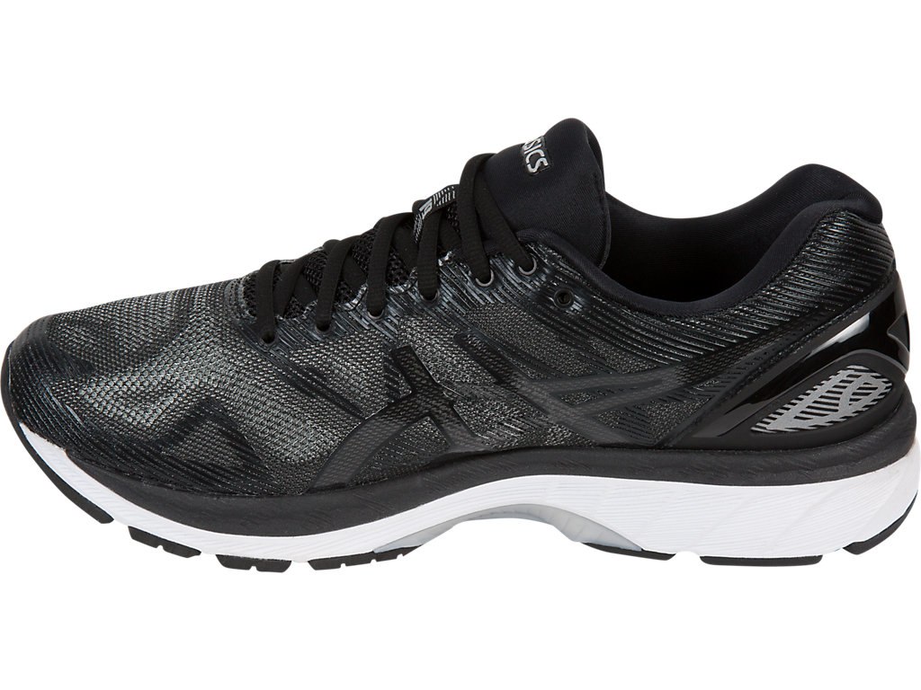 Asics Gel-Nimbus 19 Running Shoes For Men Black/Silver 206NBHTY