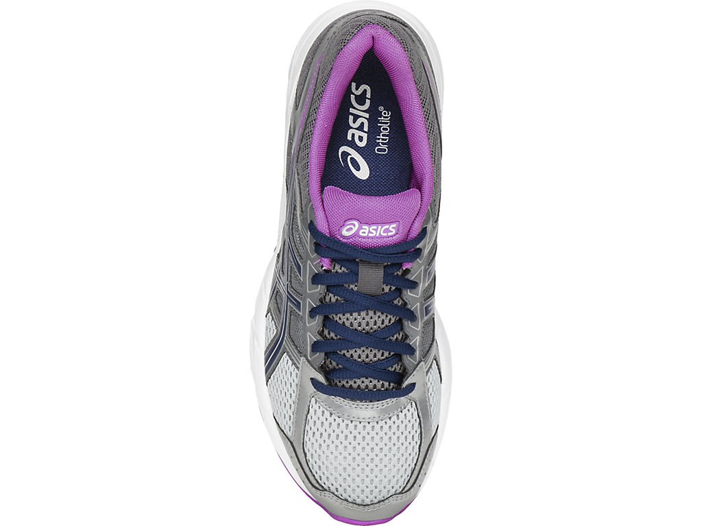Asics Gel-Contend 4 Running Shoes For Women Silver/Dark Grey 208TBPJV