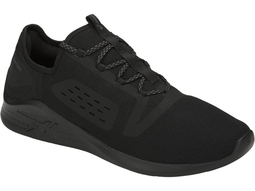 Asics Fuzetora Running Shoes For Men Black/Dark Grey 209EUZFJ