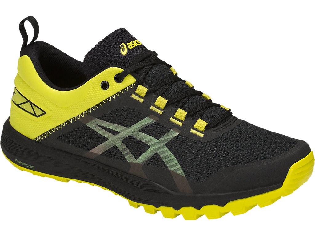 Asics Gecko Xt Running Shoes For Men Black/Dark Grey 215DEAGI
