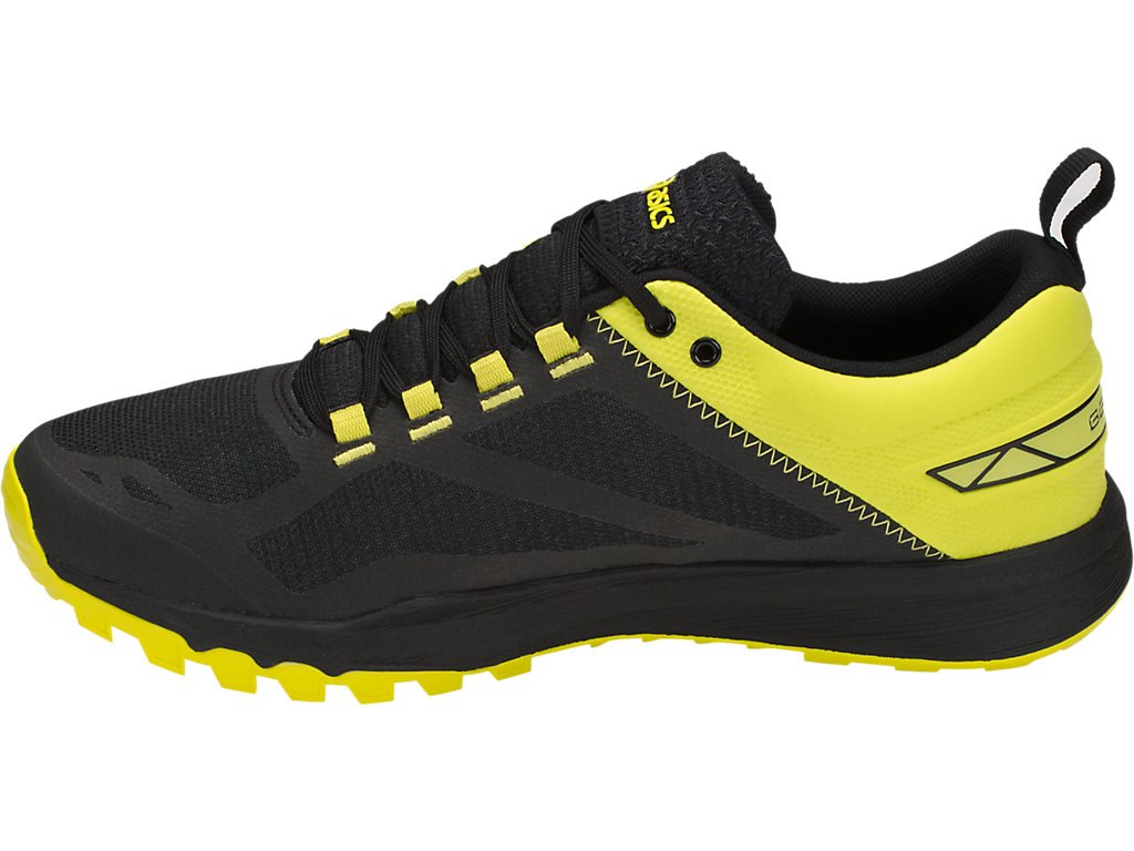Asics Gecko Xt Running Shoes For Men Black/Dark Grey 215DEAGI