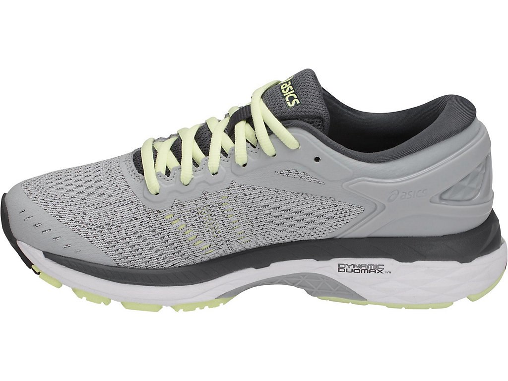 Asics Gel-Kayano 24 Running Shoes For Women Grey/White/Dark Grey 215TWMLZ