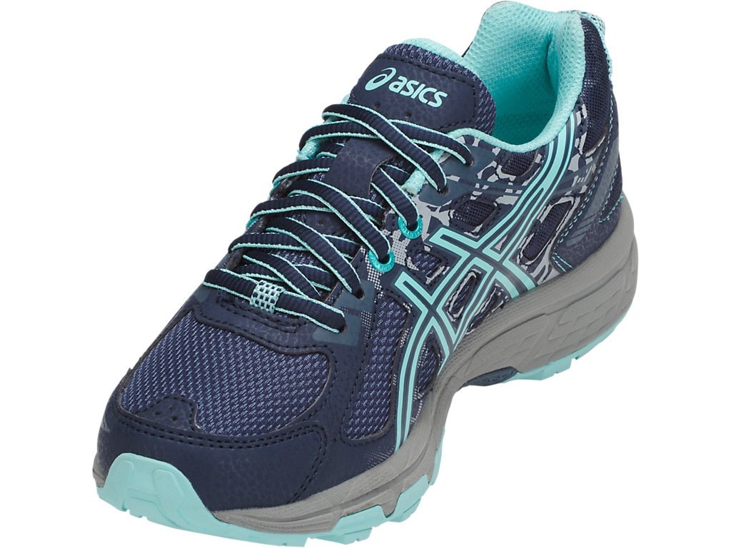 Asics Gel-Venture 6 Shoes For Kids Indigo Blue/Grey 218VEAFV