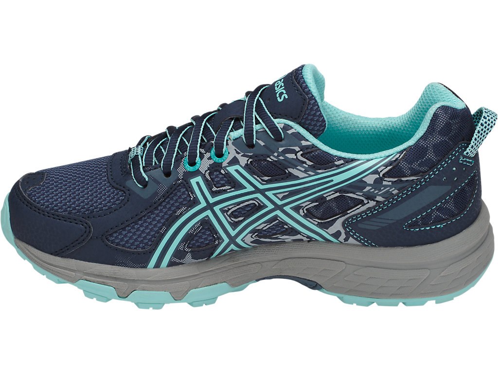 Asics Gel-Venture 6 Shoes For Kids Indigo Blue/Grey 218VEAFV