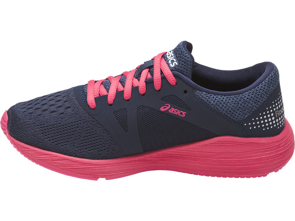 Asics Roadhawk Ff Running Shoes For Kids Blue/Silver/Red 219RFGPP