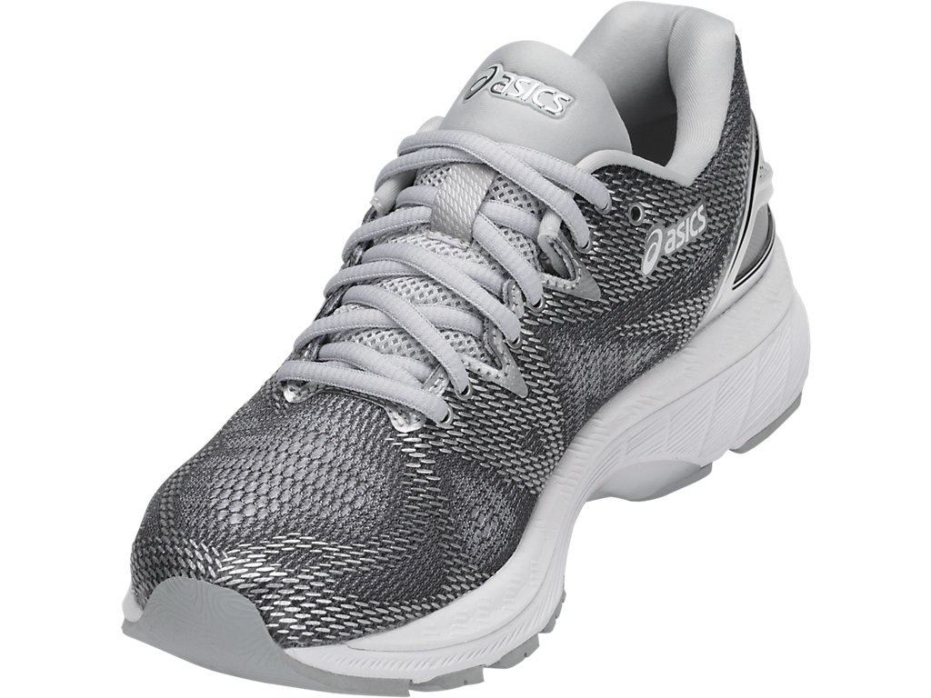 Asics Gel-Nimbus 20 Running Shoes For Women Dark Grey/Silver/White 224LPDOQ