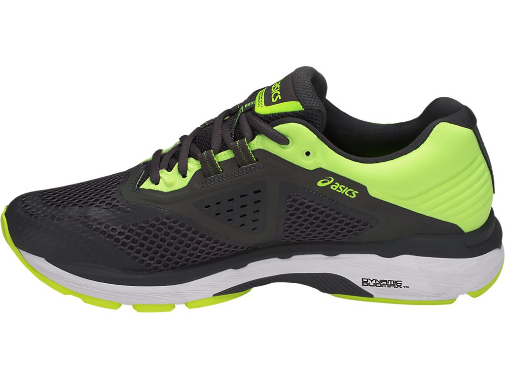 Asics Gt-2000 6 Running Shoes For Men Dark Grey/Dark Grey/Yellow 225TOFOM