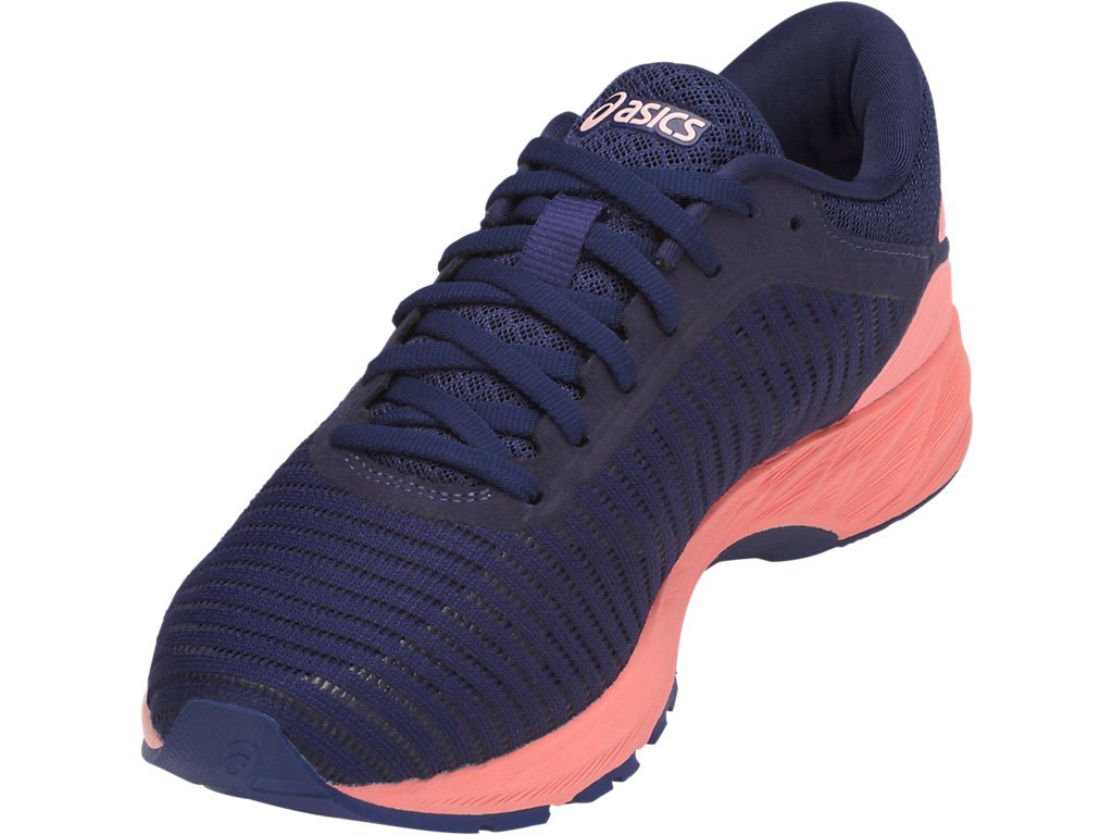 Asics Dynaflyte Running Shoes For Women Indigo Blue/White/Pink 227HQCDG