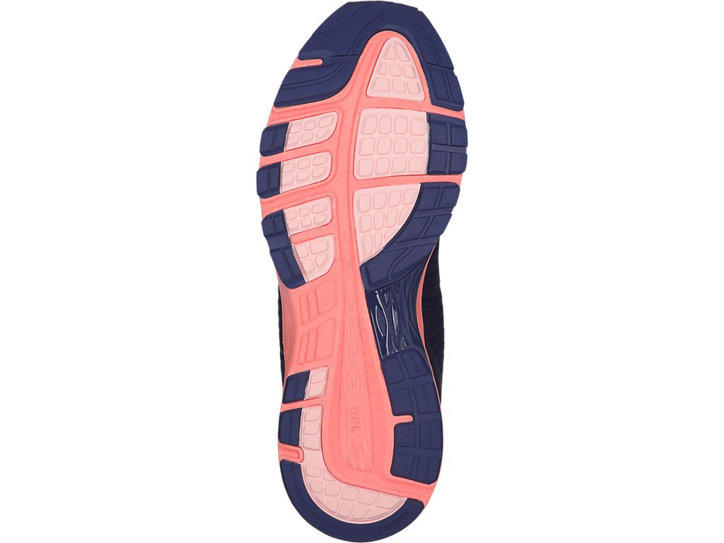Asics Dynaflyte Running Shoes For Women Indigo Blue/White/Pink 227HQCDG