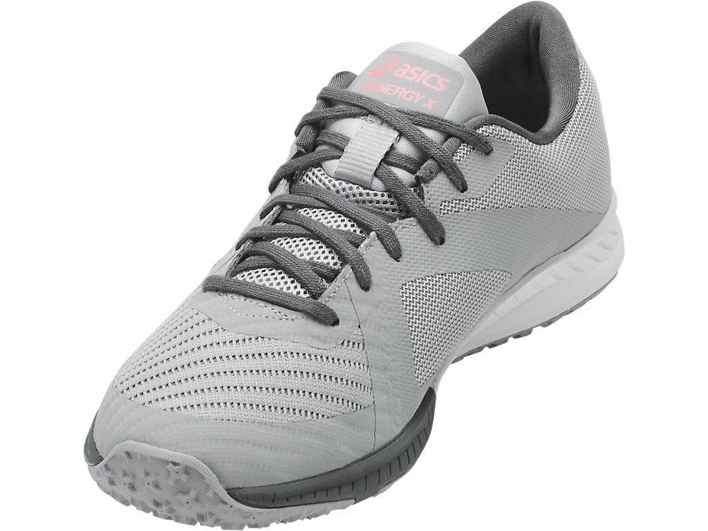 Asics Weldon X Training Shoes For Women Grey/Dark Grey/White 231GLROF