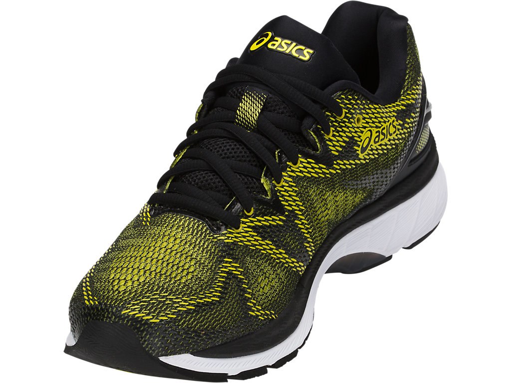 Asics Gel-Nimbus 20 Running Shoes For Men Black/White 232JZJEJ