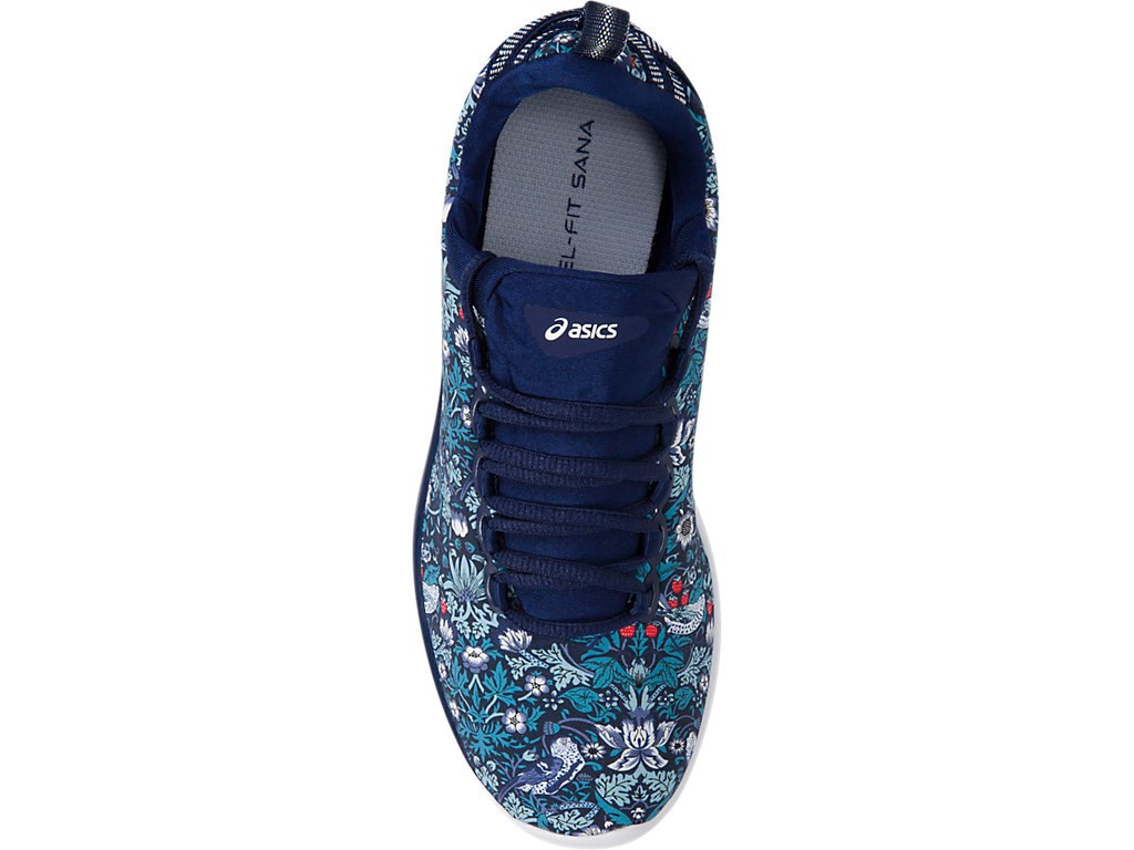 Asics Gel-Fit Sana Training Shoes For Women Indigo Blue/White/Grey 243DPOTP