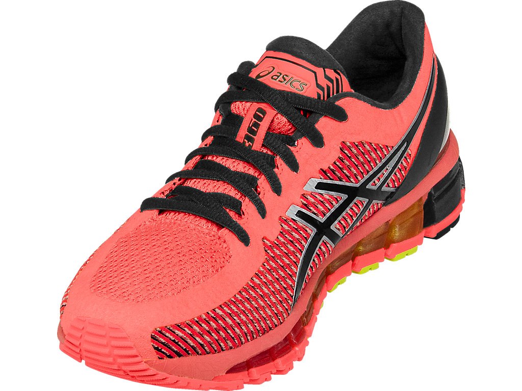 Asics Gel-Quantum 360 Running Shoes For Women Coral/Black/Silver 246ZMPUY