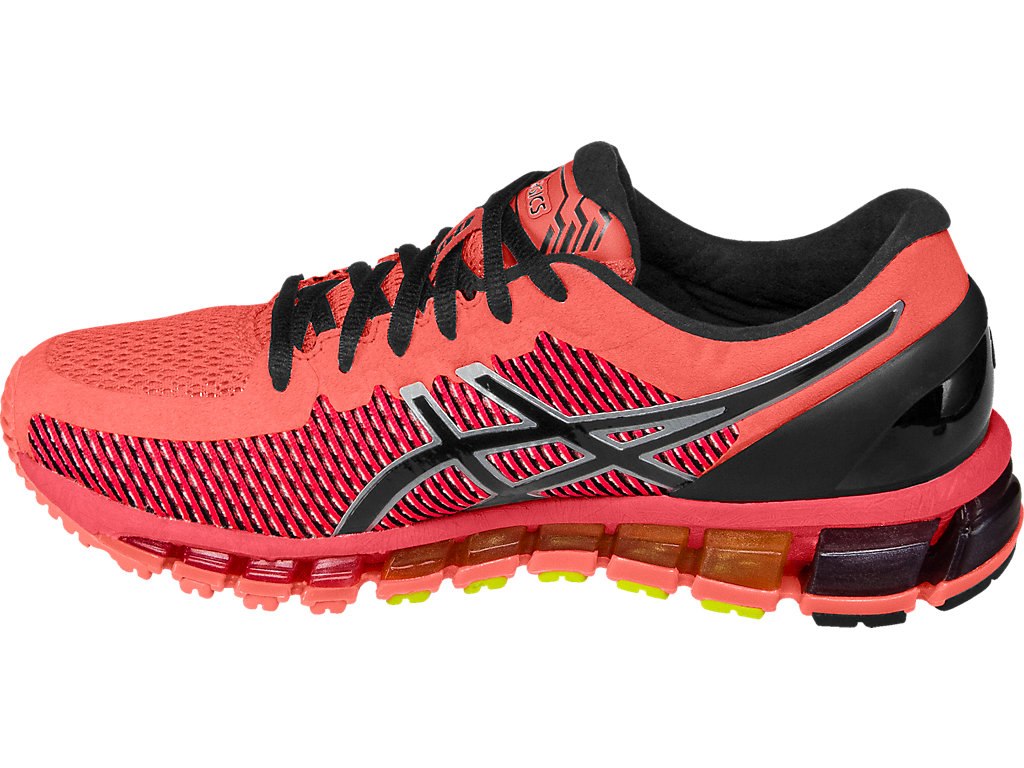 Asics Gel-Quantum 360 Running Shoes For Women Coral/Black/Silver 246ZMPUY