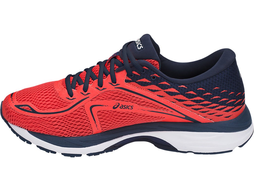 Asics Gel-Cumulus 19 Running Shoes For Men Coral/Dark Blue/Dark Blue 250FQCKB