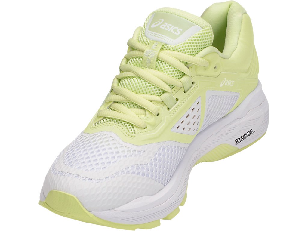 Asics Gt-2000 6 Running Shoes For Women White/Silver/Light Green 252XVULB