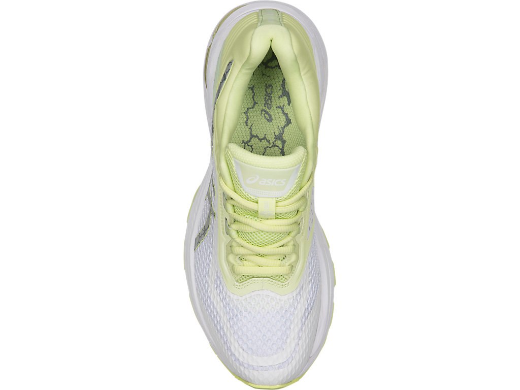 Asics Gt-2000 6 Running Shoes For Women White/Silver/Light Green 252XVULB