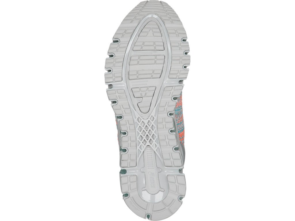Asics Gel-Quantum 360 Running Shoes For Women Grey/Orange/Blue 256TZZDZ