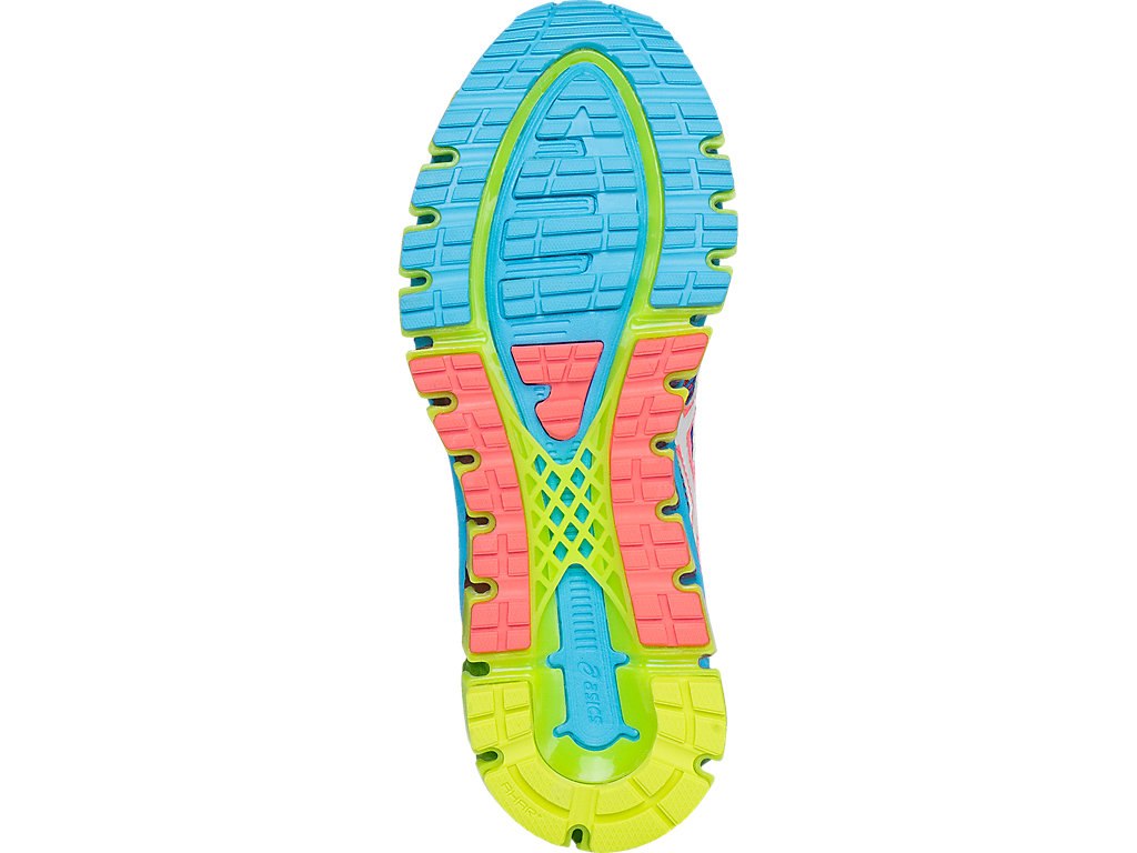 Asics Gel-Quantum 360 Running Shoes For Kids Light Turquoise/White/Coral 258ORDRM